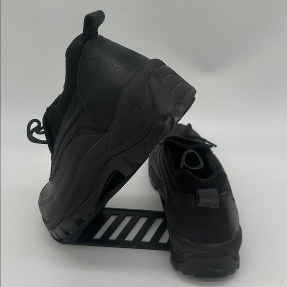 Lands’ End Slip On Duck Boots Women 9.0 D Shoes Black - Picture 4 of 14